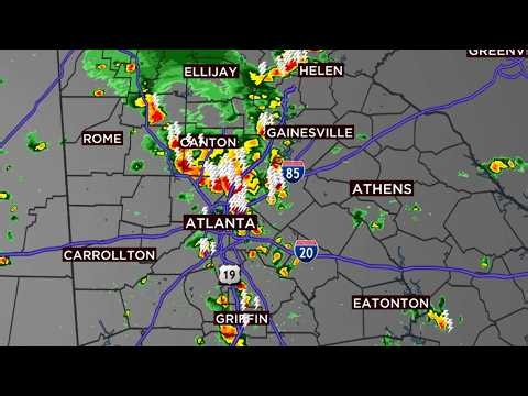 LIVE RADAR: Thunderstorms move in across north Georgia