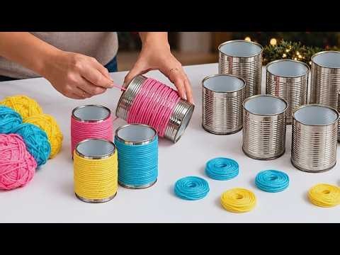 SO Easy! I Made 50 Pairs and Sold everything! Super Genius Recycling ideas with Empty can