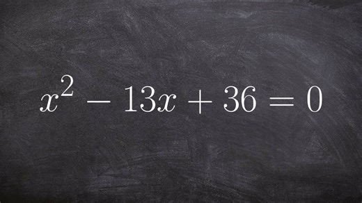 Solving an equation by completing the square