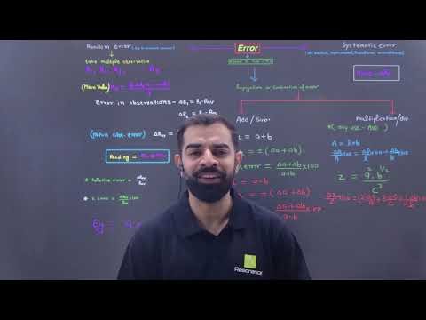 Errors & Measurements — Most Scoring Chapter for JEE Main | Random & Systematic Errors Explained