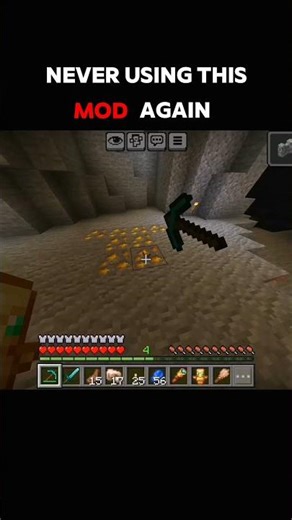 using Mod gone WRONG #viral #trending #Minecraft