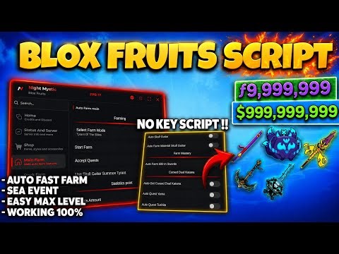 BEST BLOX FRUITS SCRIPT PASTEBIN 2026! (NO KEY) AUTO FARM, SOUL GUITAR, SEA EVENT & AUTO RAID