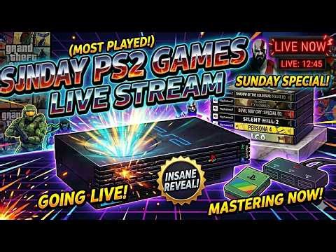 BEST PS2 GAMES LIVE STREAM 🎮 Ultimate Retro Gaming Marathon!