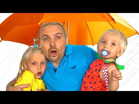 Rain Rain Go Away | It's Raining Kids Songs and Nursery Rhymes with Alice and Eva
