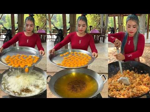 How to cook rice fried with fresh egg recipe
