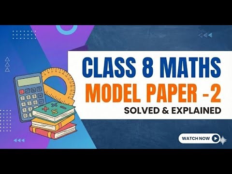 Class 8 Maths Revision Paper 2 | Important Questions & Solutions | NCERT & HBSE Special