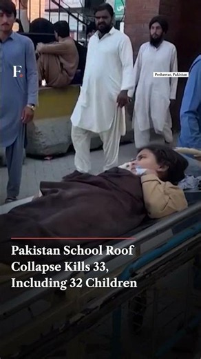 Pakistan School Roof Collapse Kills 33, Including 32 Children and a Teacher