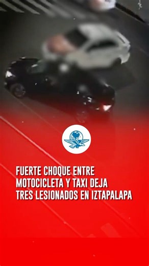 ¡Trágico accidente! Moto a exceso de velocidad deja tres heridos en Av. Tláhuac #shorts