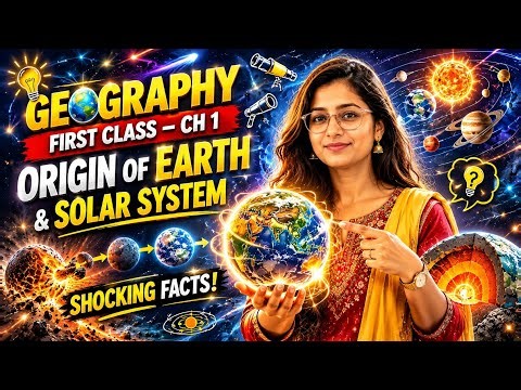 From Explosion to Earth 💥🌎 | Most Interesting Geography Class 1💥| Origin of Earth Explained Simply📢