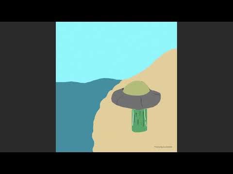 Alien left stranded on a beach!