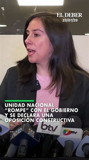 Unidad Nacional “rompe” con el Gobierno y se declara una oposición constructiva