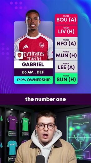FPL GW20 Transfers: Is Gabriel a Must-Have?