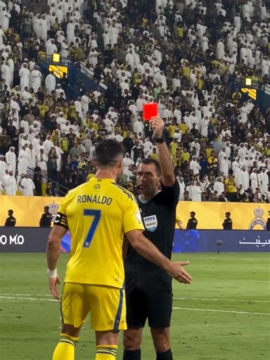 Ronaldo Got Sent off😐 Al Nassr vs Neftchi Fergana Red Card Drama #ronaldo #cristianoronaldo #alnassrvsneftchifergana #alnassr #cr7