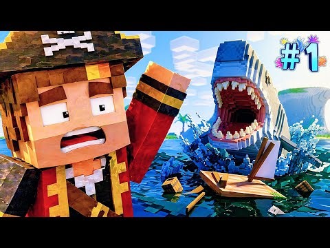 🦈 RAFT pero en MINECRAFT. Sobreviviendo en mi balsa en medio de la nada || PELAGO #1