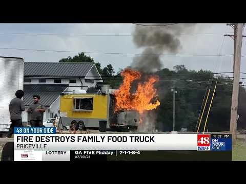 Decatur family’s food truck destroyed by fire one day before grand opening