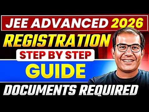 🚨 JEE Advanced 2026 Registration | 🎯 Step by Step Guide |📝 Documents required | Vinay Shur Sir
