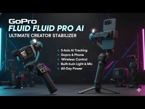 GoPro Fluid Pro AI Gimbal Review | Best 3-Axis Stabilizer for Vlogging Worth It?