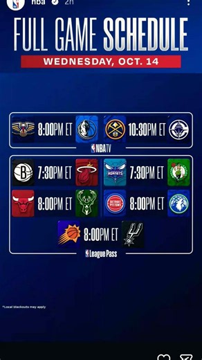 NBA FIXTURES TODAY NBA PLAYOFF SCHEDULE NBA RESULTS TODAY 14 OCTOBER 2026