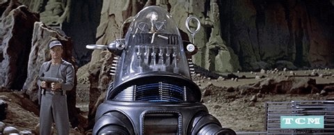 #Bales2026FilmChallengeApr 26: AI. They’re not all bad: the beloved Robby the Robot in FORBIDDEN PLANET (1956).