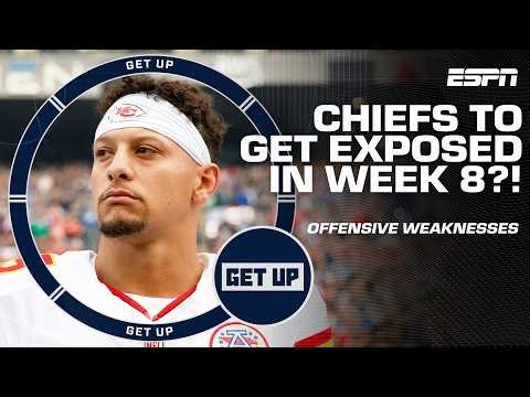 Will the Broncos EXPOSE the Chiefs' offensive weaknesses in Week 8? 🤔 | Get Up
