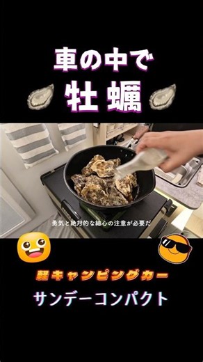 【北海道・厚岸】車内で牡蠣を蒸して食べたら…ぷりっぷりで最高だった！🦪 #北海道#車中泊 #北海道旅行 #北海道旅行 #道の駅 #キャンピングカー #牡蠣 #厚岸 #Aウロコ