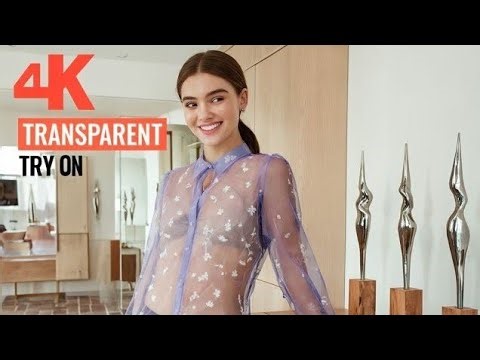 4K Natural Micro Bikini Try-On Haul Transparent | Transparent Lingerie & See-through Styles Try On
