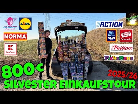 €800 New Year's Eve Fireworks Shopping Trip 2025/26 | ThomasPhilipps, Lidl, Special Offers & Co. ...