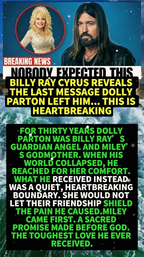 Billy Ray Cyrus Reveals The Last Message Dolly Parton Left Him... This is Heartbreak #shorts #viral