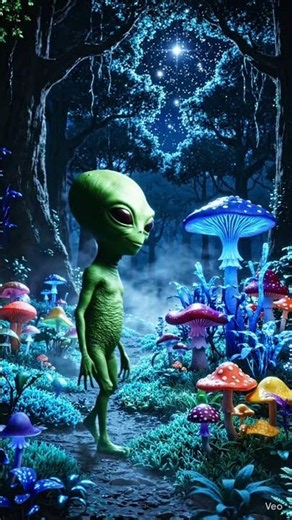 👽 Mysterious Alien Encounter in 4K 🚀 #Alien #UFO #Space #SciFi #4K #Cinematic #Shorts