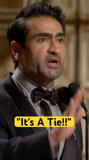 "It's A Tie!" Kumail Nanjiani Reacts Quickly at the 98th Oscars!