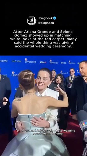 Ariana Grande and Selena Gomez accidentally gave wedding ceremony #ArianaGrande
