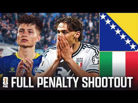 FULL PENALTIES: Bosnia and Herzegovina vs Italy | FIFA World Cup 2026™ UEFA Qualifiers ⚽️ FOX Soccer