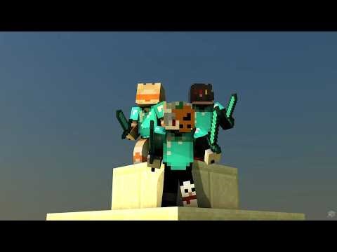 Minecraft pvp Practice!!