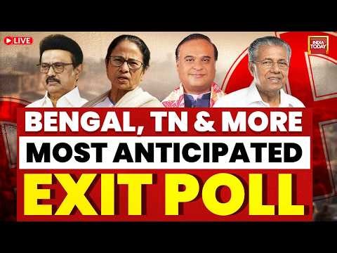 Exit Poll Elections 2026 LIVE: Puducherry | Assam | Tamil Nadu | Kerala | West Bengal | India Today