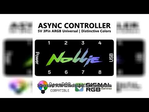 Nollie SignalRGB OpenRGB Universal 5V 3PIN ARGB Asynchronous Controller HUB For Computer PC Case Coo