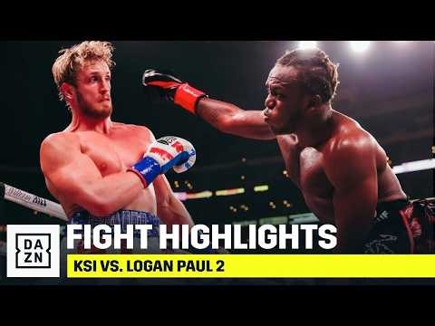 KSI vs Logan Paul 2 FULL Highlights – REMATCH Turns Into Absolute WAR!