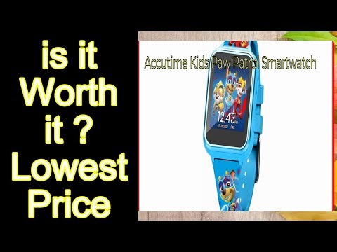 Accutime Kids Paw Patrol Smartwatch Features - Important Information
