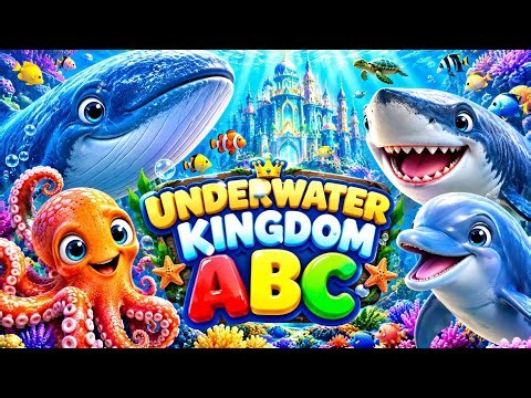 🌊🐋 Underwater Kingdom ABC Song 🌈🐠 | Learn A–Z with Amazing Ocean Animals 🎵 | Fun Educational Songs