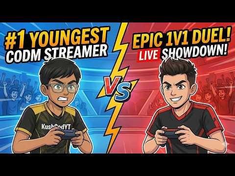 23/3/26 🔴1v1 With Supporters #codmlive #cod #callofduty @kushcodyt_Live