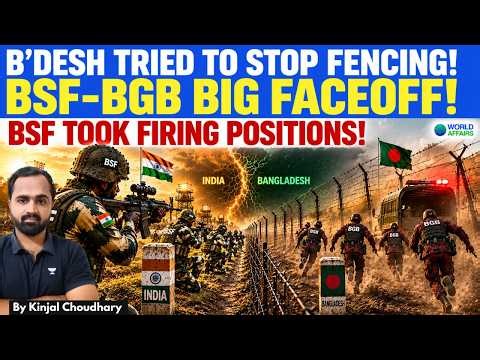 Bangladesh Tried To Stop India's Border Fencing - BSF Took Firing Positions, BGB Retreated! | Kinjal