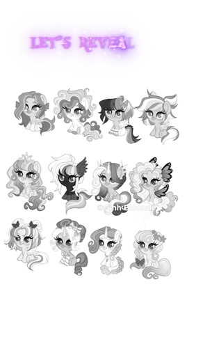 Color Reveal Baby Ponies Designs