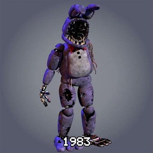 Withered Bonnie FNAF over the years
