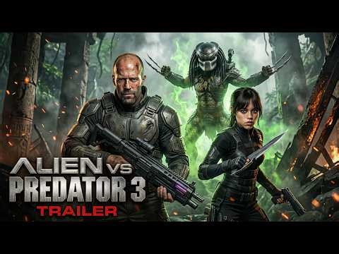 Alien vs. Predator 3 (2026) —Teaser Trailer | Jason Statham, Jenna Ortega