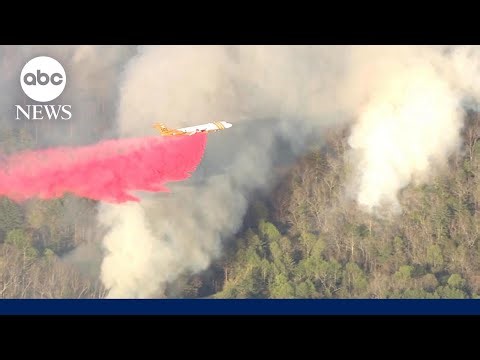Georgia wildfire destroys dozens of homes, spreads to more than 5,000 acres