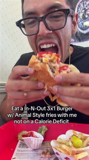 Cheat Day In-N-Out 3x1 Burger with Animal Style Fries — Cheat Meal Idea