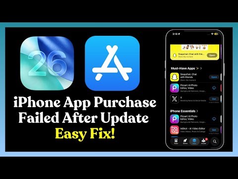 iPhone App Purchase Failed After Update – Fix Now