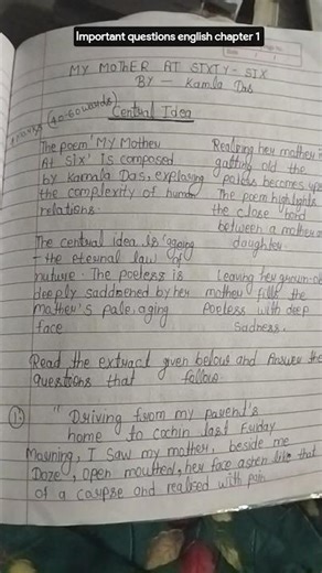 class 12 english chapter 1 important questions