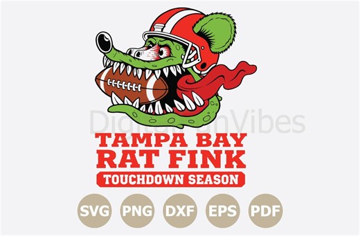 Rat Fink Tampa Bay Football SVG, Retro American Sports Game Day Clipart, Vintage Touchdown Season PNG (digital Download) - Etsy