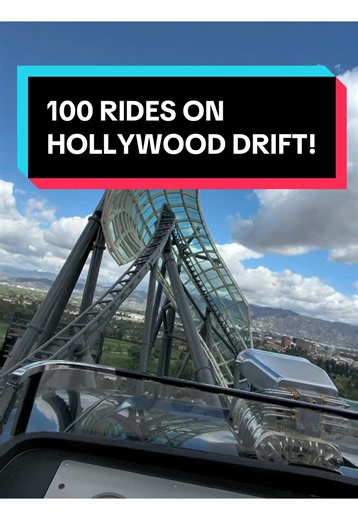 100 RIDES ON FAST & FURIOUS HOLLYWOOD DRIFT! 😎 #universalstudioshollywood #universalstudios #fastandfurious #rollercoaster #themepark