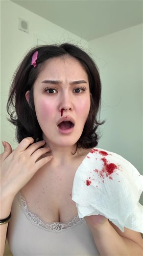 Accidental Bloody Mary makeup 💄🖤 @rhode skin glazing milk @ErborianUSA cc cream @Haus Labs bronzer concealer @RHODE pocket blush @Flower Knows Makeup powder @Diorbeauty highlighter @フラワノーズ（FlowerKnows） red lipstick